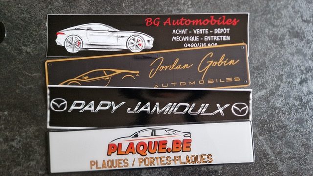 Showroom plates collection