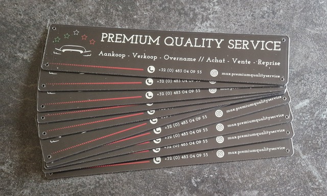 SR Lino showroom plate